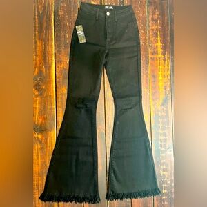 Super stretch high waisted flares jeans, size Small.